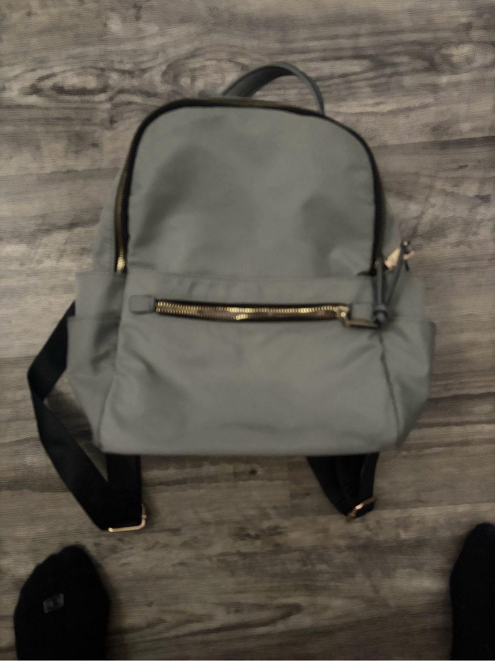 Women's Grey Backpack - Minimal Everyday Bag